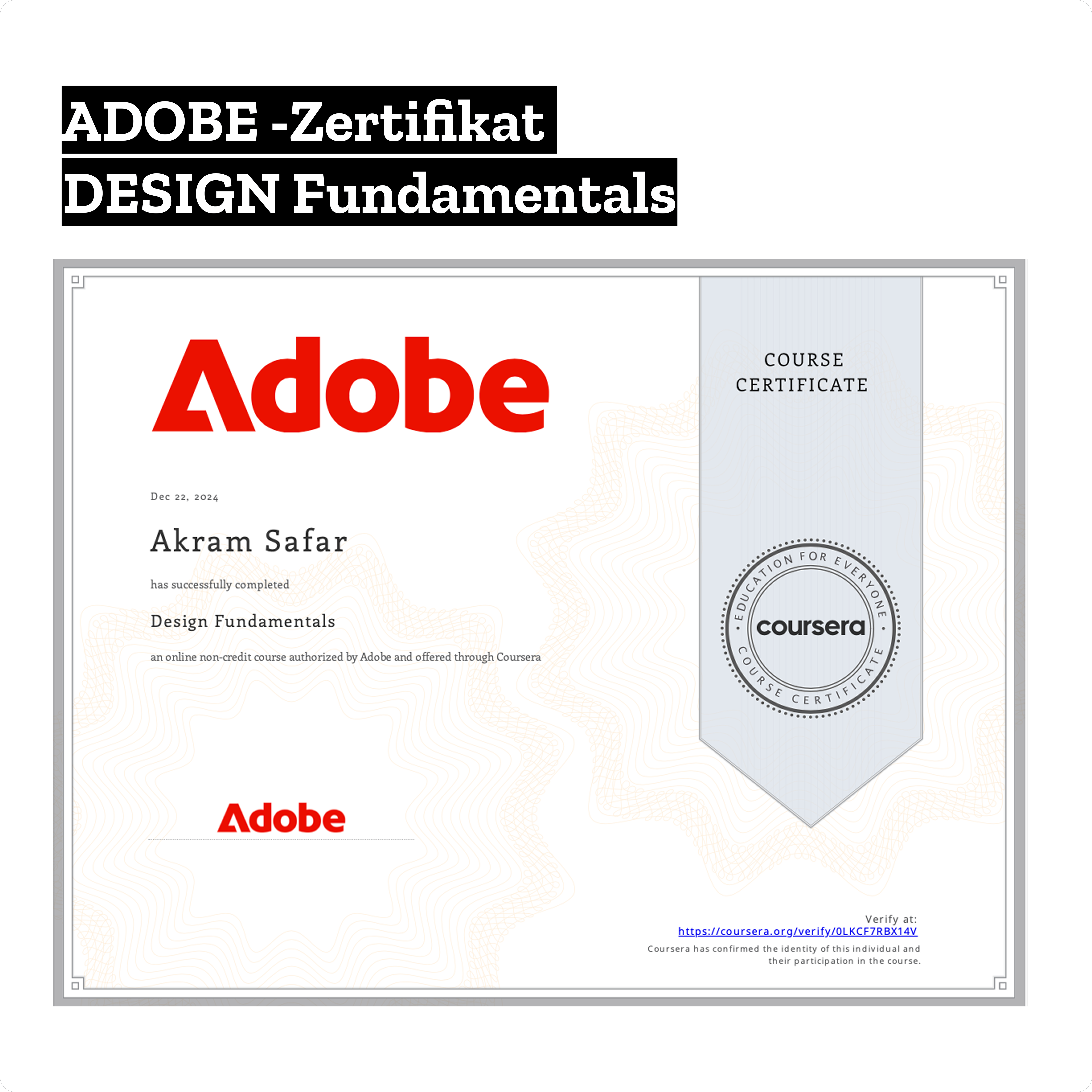 Adobe Creative Suite Zertifikat - professionelle Bildbearbeitung und Design Software